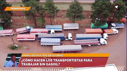 ¿Cómo hacen los transportistas para trabajar sin gasoil?