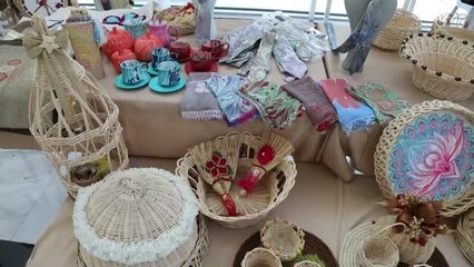 Çubuk Halk Eğitimi Merkezinin yıl sonu sergisi açıldı