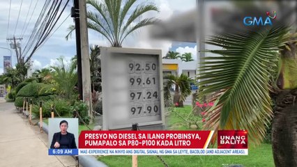 Presyo ng diesel sa ilang probinsya, pumapalo sa P80-P100 kada litro | UB