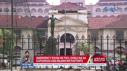 Emergency room ng PGH, doble na sa kapasidad ang bilang ng pasyente | UB