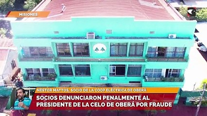 Socios denunciaron penalmente al presidente de la CELO de Oberá por fraude ct