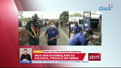 MMDA, nagki-clearing sa Commonwealth Avenue upang lumuwag daloy ng trapiko | UB