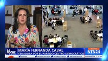 La congresista María Fernanda Cabal en NTN24