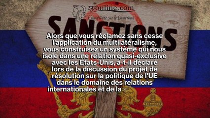 Les sanctions contre Moscou entraînent l'UE dans une catastrophe économique