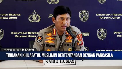 PIMPINAN KHILAFATUL MUSLIMIN DITETAPKAN SEBAGAI TERSANGKA