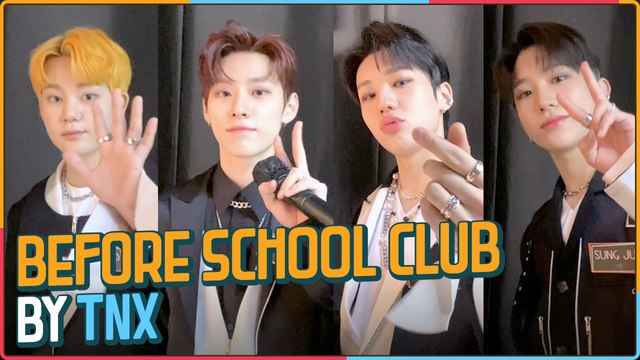 [After School Club] Before School Club by TNX (티엔엑스의 오프닝 인사 비하인드)
