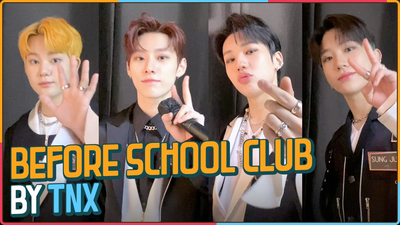 [After School Club] Before School Club by TNX (티엔엑스의 오프닝 인사 비하인드)