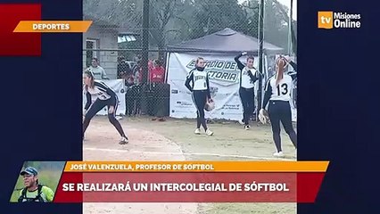 Se realizará un intercolegial de sóftbol