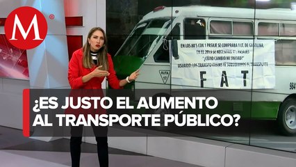 ¿Es justa la petición de aumento de 3 pesos en el transporte público de CdMx?