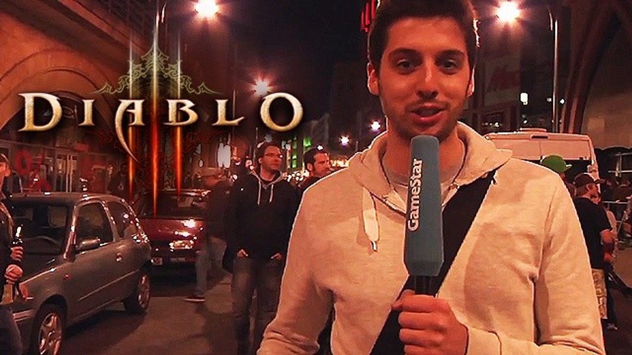 Diablo 3 Launch-Event - GameStar beim Mitternachtsverkauf in Berlin