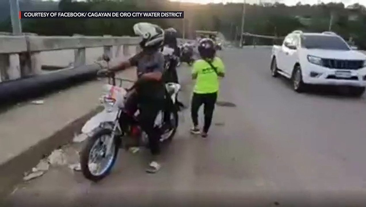 Major pipe leak affects Cagayan de Oro water supply