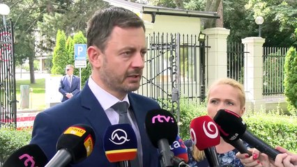 Vyhlásenie premiéra E. Hegera  k aktuálnemu politickému dianiu pred začiatkom koaličnej rady
