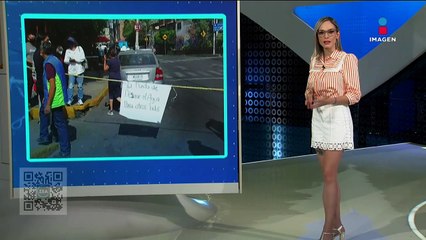 Protestan por falta de agua en la alcaldía Magdalena Contreras