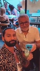 Laurent Ruquier et son compagnon Hugo Manos en amoureux en Grèce