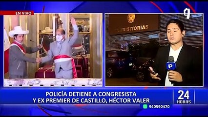 Policía Nacional detuvo a Héctor Valer por presunto delito contra el medio ambiente