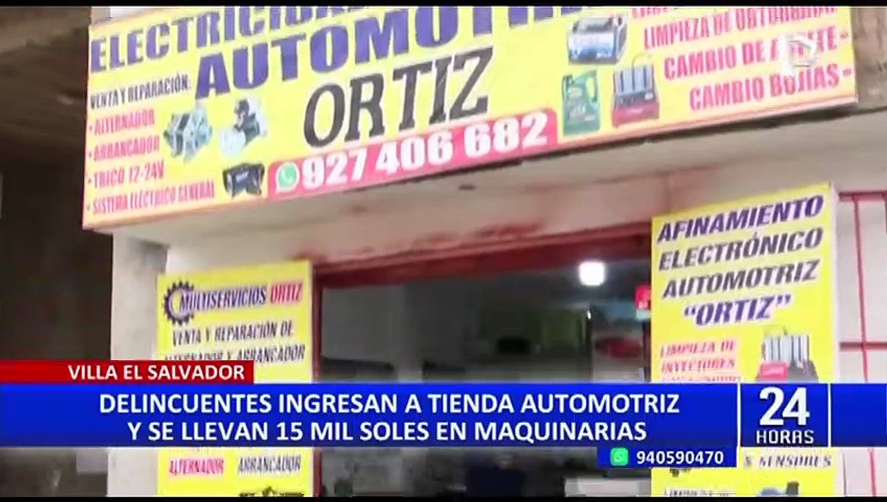 VES: dejan en quiebra a empresario al robarle maquinarias valorizadas en más de 15 mil soles