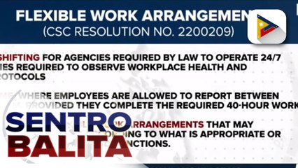 Flexible work arrangement sa gov’t agencies epektibo na sa June 15;