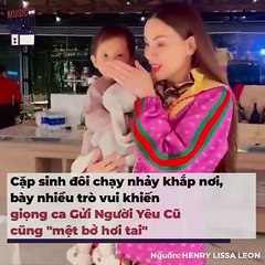 Cặp song sinh nhà Hà Hồ trái ngược khi trên bàn ăn với gia đình | Điện Ảnh Net