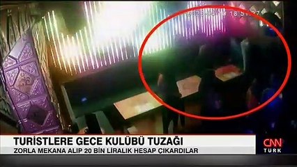Turistlere gece kulübü tuzağı