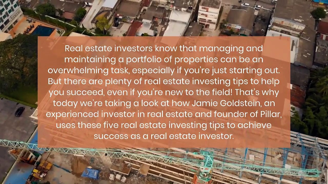 How Jamie Goldstein Achieved Success as a Real Estate Investor