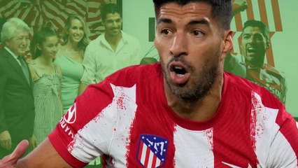 Así ha sido el bonito homenaje del Atlético de Madrid a Luis Suárez