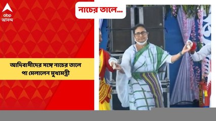 Mamata Banerjee: সিমারার সুভাষিণী ময়দানে আদিবাসী সমাজের গণবিবাহ অনুষ্ঠানে আদিবাসীদের সঙ্গে নাচের তালে পা মেলালেন মুখ্যমন্ত্রী।Bangla News