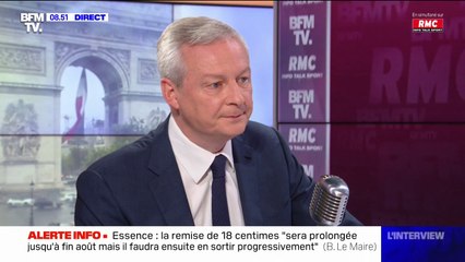 "La vie est dure pour tout le monde mais en France nous nous en tirons plutôt mieux", déclare Bruno Le Maire