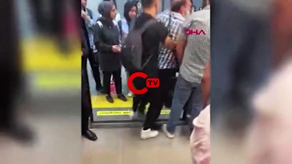 İstanbul Bayrampaşa otogar metrosunda boks maçı