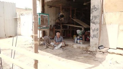 Irak'ın geleneksel "Necef abası" 200 yıldır el işçiliğiyle üretiliyor (1)