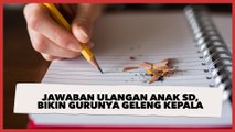 Guru Koreksi Hasil Ulangan Siswa SD, Jawabannya Berhubungan dengan Mistis