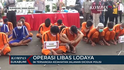 56 Tersangka Kejahatan Jalanan Diciduk Polisi
