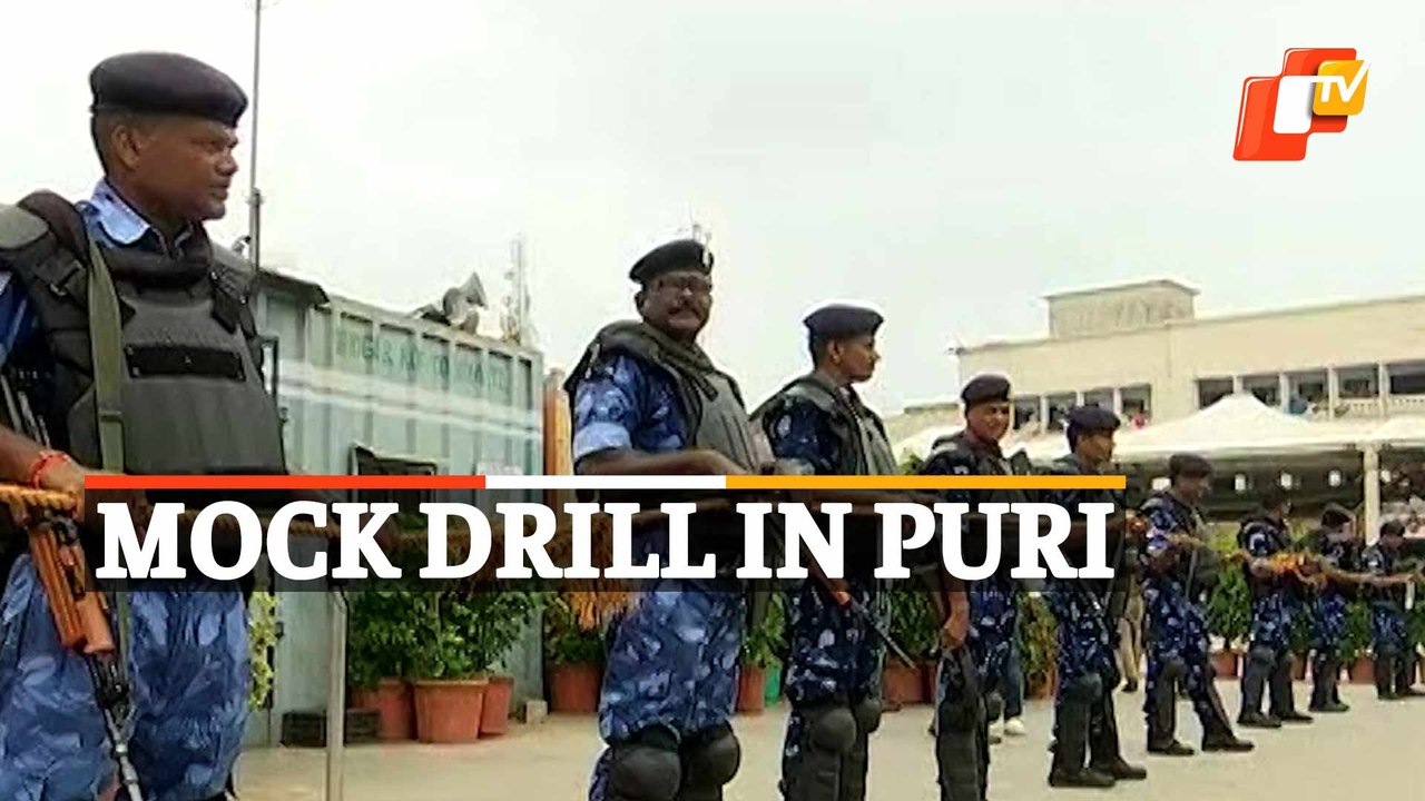 Rath Yatra 2022: Watch Mock Drill By Rapid Action Force To Review Preparedness