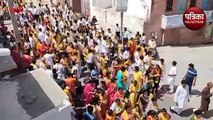 VIDEO : Mahesh Navami : ​जयकारों संग निकाली शोभायात्रा, जमकर नाचे युवा, शहरवासियों ने पुष्प बरसाए