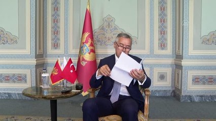 Karadağ Cumhurbaşkanı Djukanovic, Türkiye ile ikili ilişkileri değerlendirdi