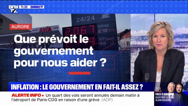 Quelles aides prévoit le gouvernement contre l'inflation ? BFMTV répond à vos questions