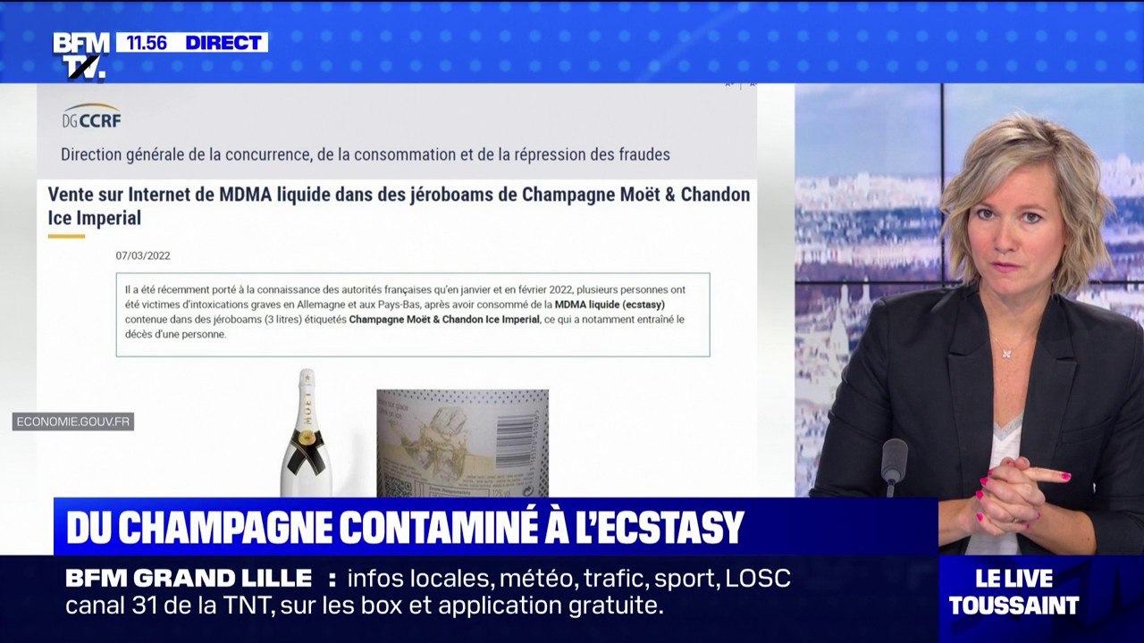 C'est quoi cette histoire de bouteilles de champagne à l'ecstasy? BFMTV répond à vos questions