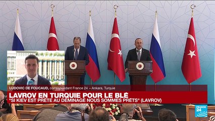 Sergueï Lavrov en Turquie : "Si Kiev est prête au déminage, nous sommes prêts"