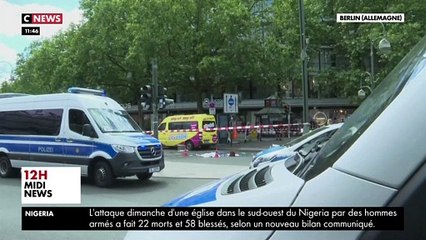 Télécharger la video: Allemagne: Une voiture percute des passants à Berlin - Au moins un mort et huit personnes blessées - Le conducteur a été interpellé