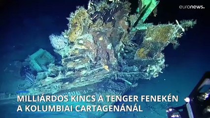 Milliárdos kincset rejt egy elsüllyedt gálya a kolumbiai partoknál