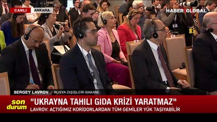 'Tahıl krizi'nin çözümü için kritik toplantı sona erdi! İki bakandan açıklama