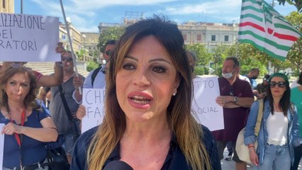 In piazza i lavoratoti di Messina Social City