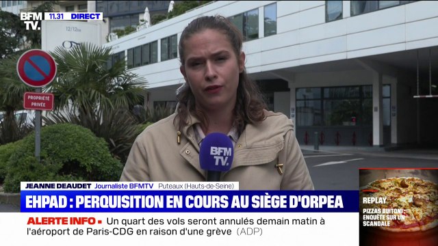 Maltraitances dans les Ehpad: une perquisition en cours au siège du groupe privé Orpea