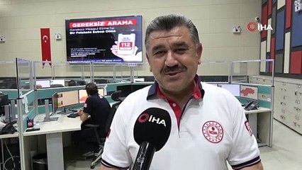 112 Acil Çağrı Merkezi'ne saç baş yolduran talep