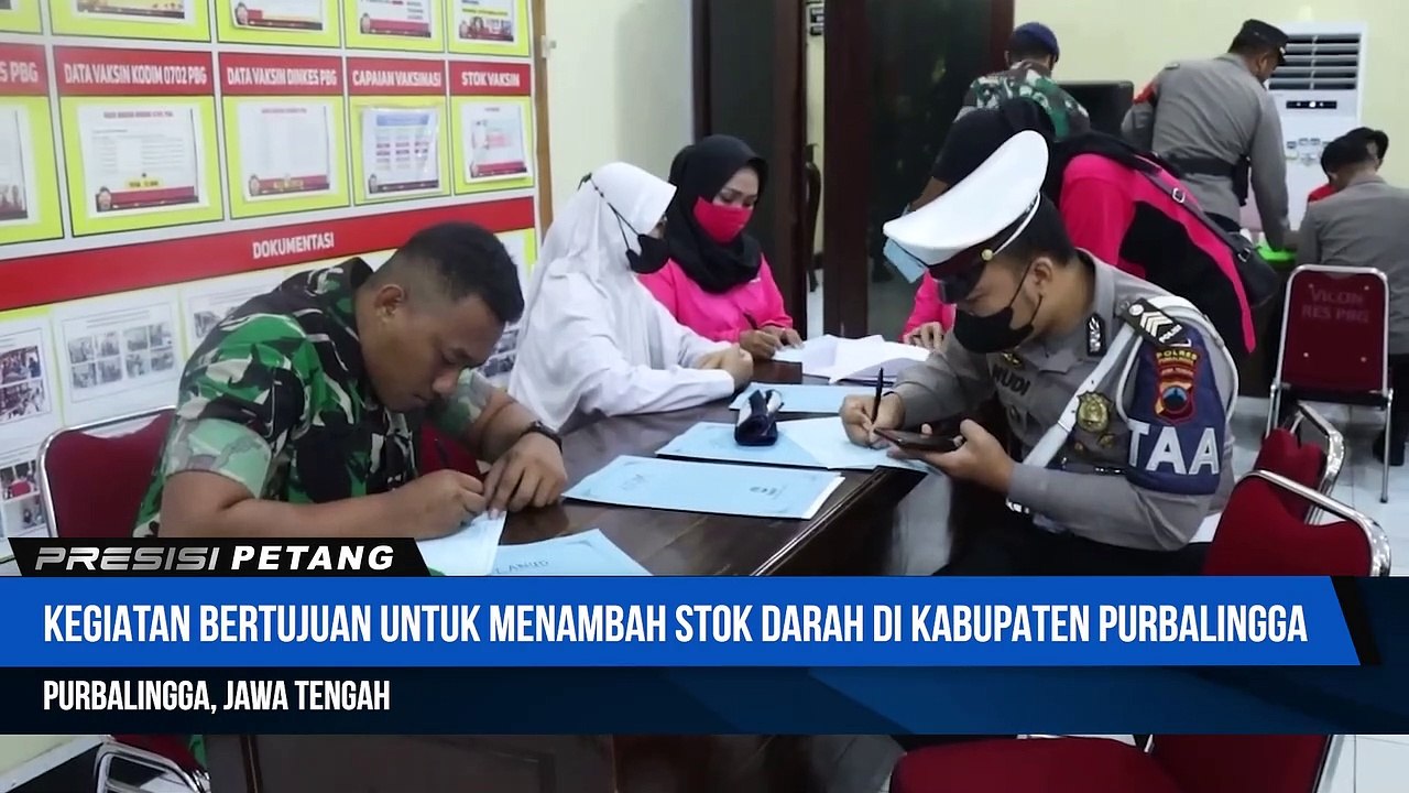 Polres Purbalingga Gelar Bakti Kesehatan Donor Darah dalam Rangka Menyambut Hari Bhayanngkara Ke-76