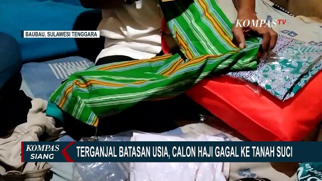 Terkendala Batasan Usia, Seorang Calon Haji Asal Sulawesi Tenggara Gagal Berangkat ke Tanah Suci