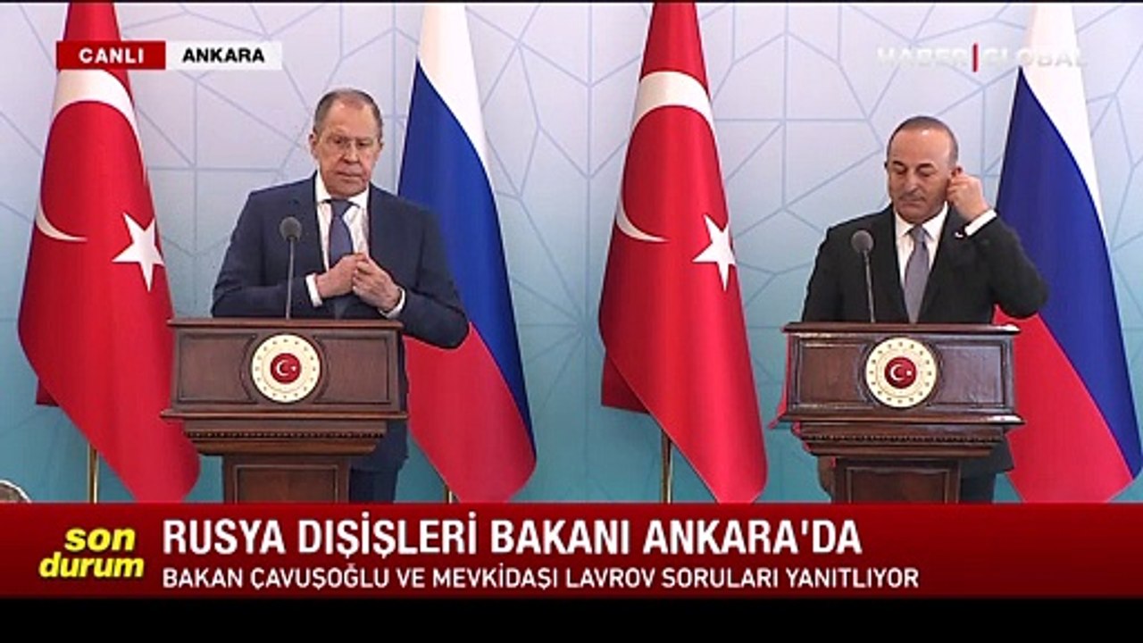 Basın toplantısında Lavrov'u kızdıran soru