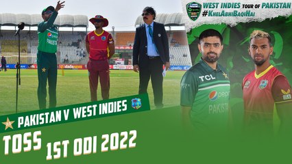 Toss | Pakistan vs West Indies | 1st ODI 2022 | PCB | MO2T
