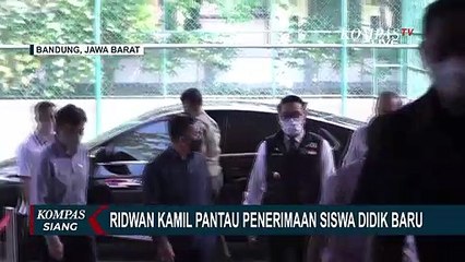 Hari Kedua Kerja, Ridwan Kamil Pantau Penerimaan Siswa Didik Baru di Provinsi Jawa Barat