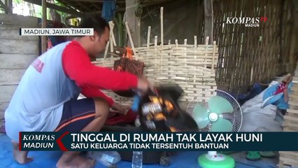 Tinggal Di Rumah Tak Layak Huni, Satu Keluarga Tidak Tersentuh Bantuan