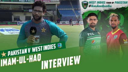 Imam-ul-Haq Interview | Pakistan vs West Indies | 1st ODI 2022 | PCB | MO2T